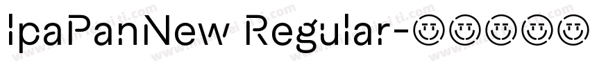 lpaPanNew Regular字体转换